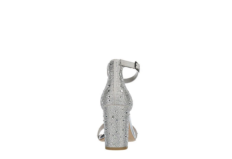 Michael By Michael Shannon Womens Stella Sandal - Silver 7 Michael By Michael Shannon Womens Stella Sandal - Silver - Image 5