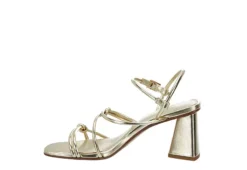 Michael By Michael Shannon Womens Tristan Sandal - Gold -Shoe Sales Store US 01 107018 03