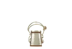 Michael By Michael Shannon Womens Tristan Sandal - Gold -Shoe Sales Store US 01 107018 04