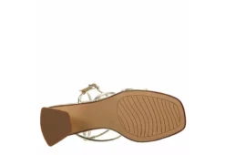 Michael By Michael Shannon Womens Tristan Sandal - Gold -Shoe Sales Store US 01 107018 06