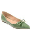 Journee Collection Womens Devalyn Flat - Green -Shoe Sales Store US 01 107046 00