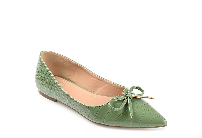 Journee Collection Womens Devalyn Flat - Green 3 Journee Collection Womens Devalyn Flat - Green