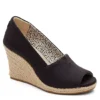 Toms Womens Michelle Wedge - Black -Shoe Sales Store US 01 107378 00