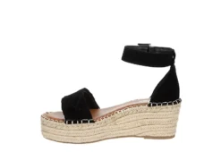 Michael By Michael Shannon Womens Bridgette Wedge Sandal - Black -Shoe Sales Store US 01 107381 03