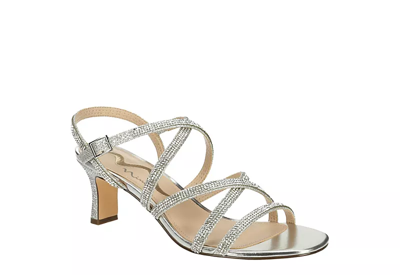 N By Nina Womens Bloom Sandal - Silver 3 N By Nina Womens Bloom Sandal - Silver