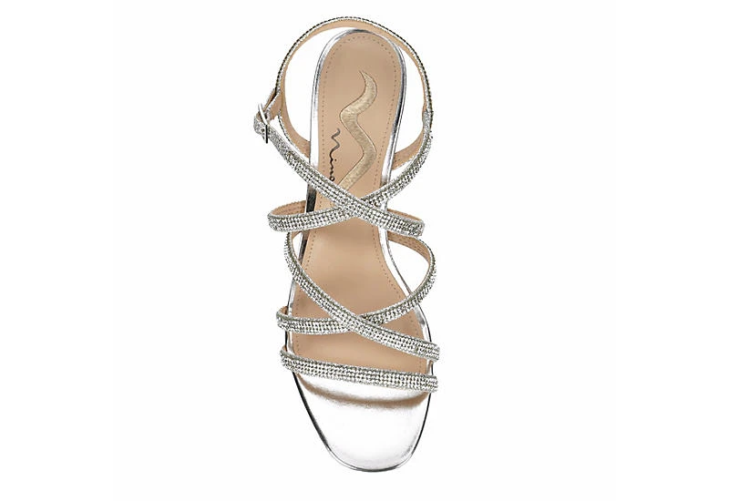 N By Nina Womens Bloom Sandal - Silver 8 N By Nina Womens Bloom Sandal - Silver - Image 6