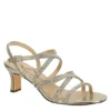 N By Nina Womens Bloom Sandal - Champagne -Shoe Sales Store US 01 107406 00