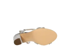 N By Nina Womens Sabetha Sandal - Silver -Shoe Sales Store US 01 107407 06