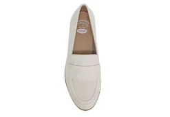 Dr. Scholl's Womens Rate Moc Loafer - Off White -Shoe Sales Store US 01 107482 05