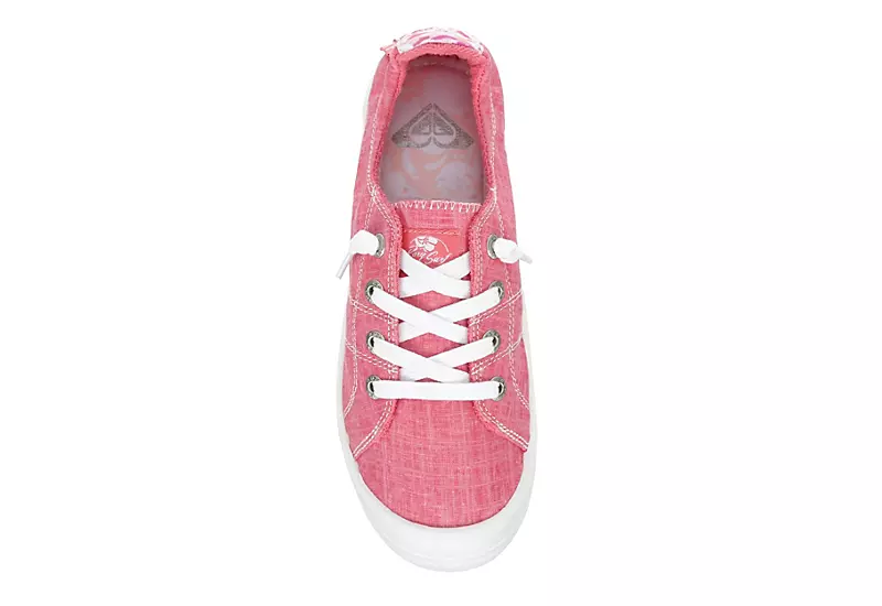 Roxy Womens Bayshore Plus Slip On Sneaker - Pink 8 Roxy Womens Bayshore Plus Slip On Sneaker - Pink - Image 6