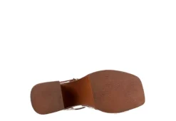 Madden Girl Womens Greenville Platform Sandal - Cognac -Shoe Sales Store US 01 107536 06