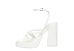 Madden Girl Womens Aces Platform Sandal - White -Shoe Sales Store US 01 107543 03