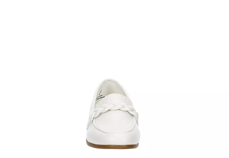Michael By Michael Shannon Womens Suzie Loafer - White 5 Michael By Michael Shannon Womens Suzie Loafer - White - Image 3