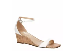 Unisa Womens Karder Wedge Sandal - White