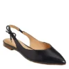 Jack Rogers Womens Serena Slingback Flat - Black -Shoe Sales Store US 01 107713 00