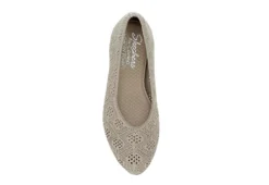 Skechers Womens Cleo 2.0 Knitty Witty Flat - Taupe 14 Skechers Womens Cleo 2.0 Knitty Witty Flat - Taupe -Shoe Sales Store US 01 107722 05