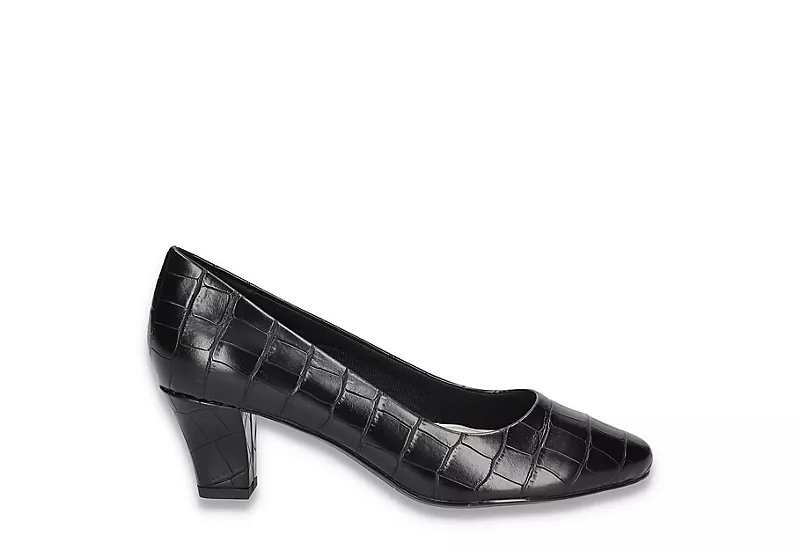 Easy Street Womens Ballari Pump - Black 4 Easy Street Womens Ballari Pump - Black - Image 2