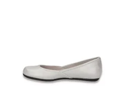 Easy Street Womens Tamar Flat - Silver -Shoe Sales Store US 01 108017 03