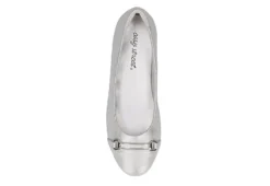 Easy Street Womens Asher Flat - Silver -Shoe Sales Store US 01 108021 05