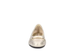 Easy Street Womens Asher Flat - Gold -Shoe Sales Store US 01 108022 02