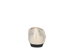 Easy Street Womens Asher Flat - Gold -Shoe Sales Store US 01 108022 04