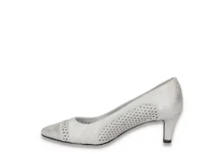 Easy Street Womens Ansen Pump - Silver -Shoe Sales Store US 01 108091 03