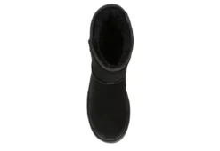 Koolaburra By Ugg Womens Koola Short Fur Boot - Black -Shoe Sales Store US 01 122352 05