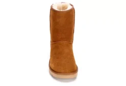 Koolaburra By Ugg Womens Koola Short Fur Boot - Rust -Shoe Sales Store US 01 122353 02