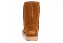 Koolaburra By Ugg Womens Koola Short Fur Boot - Rust -Shoe Sales Store US 01 122353 04