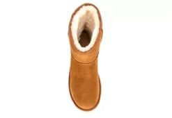 Koolaburra By Ugg Womens Koola Short Fur Boot - Rust -Shoe Sales Store US 01 122353 05