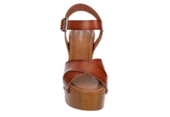 Limelight Womens April Platform Sandal - Cognac -Shoe Sales Store US 01 132101 02