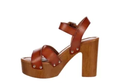 Limelight Womens April Platform Sandal - Cognac -Shoe Sales Store US 01 132101 03