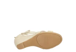 Chinese Laundry Womens Celly Wedge Sandal - Beige -Shoe Sales Store US 01 132194 06