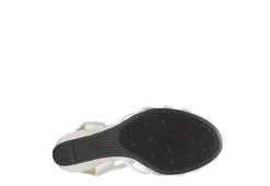 Lifestride Womens Yaya Wedge Sandal - Silver -Shoe Sales Store US 01 200113 06