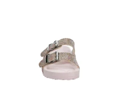 Madden Girl Womens Teddy Footbed Slide Sandal - Blush -Shoe Sales Store US 01 201894 02