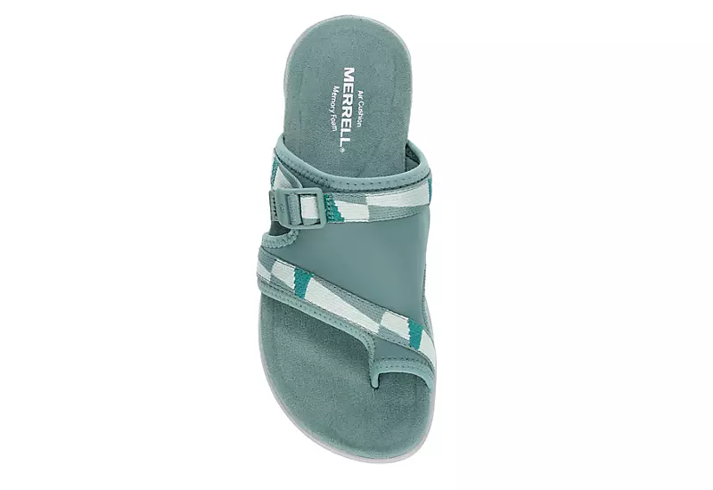 Merrell Womens District 3 Outdoor Sandal - Turquoise 8 Merrell Womens District 3 Outdoor Sandal - Turquoise - Image 6