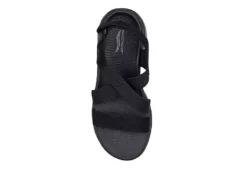 Skechers Womens Go Walk Arch Fit Outdoor Sandal - Black -Shoe Sales Store US 01 202115 02