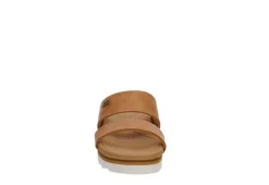 Reef Womens Banded Horizon Hi Slide Sandal - Tan -Shoe Sales Store US 01 202349 02