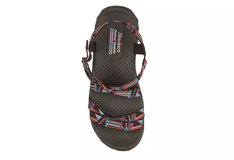 Skechers Womens Reggae Native Vibez Outdoor Sandal - Chocolate 6 Skechers Womens Reggae Native Vibez Outdoor Sandal - Chocolate - Image 4