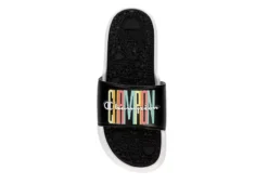 Champion Womens Foundation Pastel Block Slide Sandal - Black -Shoe Sales Store US 01 202428 05