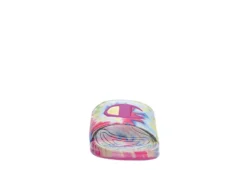 Champion Womens Mega Slide Tie Dye Slide Sandal - Pink -Shoe Sales Store US 01 202432 02