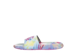 Champion Womens Mega Slide Tie Dye Slide Sandal - Pink -Shoe Sales Store US 01 202432 03
