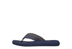 Skechers Womens Asana Flip Flop Sandal - Navy -Shoe Sales Store US 01 202468 02