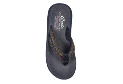 Skechers Womens Asana Flip Flop Sandal - Navy -Shoe Sales Store US 01 202468 03