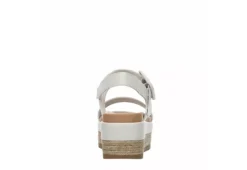 Michael By Michael Shannon Womens Kira Platform Sandal - Ivory -Shoe Sales Store US 01 202471 04