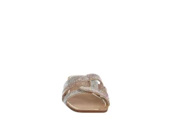 Michael By Michael Shannon Womens Skylar Slide Sandal - Med Metallic -Shoe Sales Store US 01 202475 02