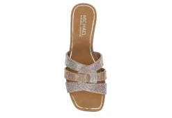 Michael By Michael Shannon Womens Skylar Slide Sandal - Med Metallic -Shoe Sales Store US 01 202475 05