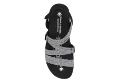 Skechers Womens Reggae Slim - Sweet Route Womens Sandal - Black 12 Skechers Womens Reggae Slim - Sweet Route Womens Sandal - Black -Shoe Sales Store US 01 202492 03