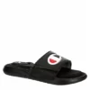 Champion Womens Foundation Split Script Slide Sandal - Black -Shoe Sales Store US 01 202526 00