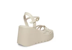 Madden Girl Womens Vaultt Wedge Sandal - Taupe -Shoe Sales Store US 01 202556 03